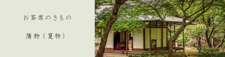 お茶席のきもの － 薄物（夏物） - 銀座きもの青木｜長く大切に