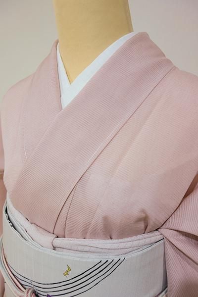 あおき【C-1034-2】絽 江戸小紋 灰桜色 鮫 (しつけ付)(N あおき【C-1034-2】絽 江戸小紋 灰桜色 鮫 (しつけ付)(N
