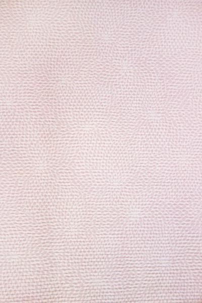 あおき【C-1087】（細め）絽 江戸小紋 撫子色 狢菊（しつけ付