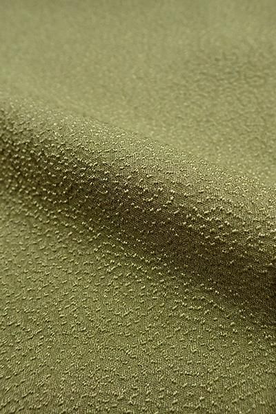 色無地　桐の葉　唐草　リーフ　グリーン　くすみカラー　着物　044a d 色無地桐の葉唐草リーフグリーンくすみカラー着物044a d