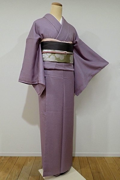 K-2006 小紋 江戸小紋 万筋 古代紫色