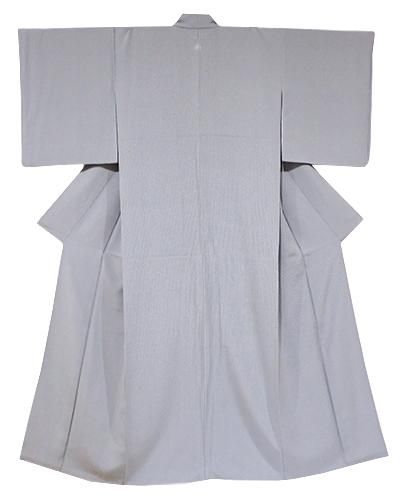 銀座【C-1280】繍一ッ紋 江戸小紋 錫色 角通し（高島屋扱い