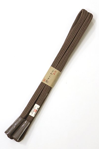 【G-1076】京都 衿秀製 帯締め 冠組 憲法色（新品）
