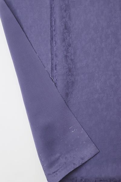 銀座【C-1513】色無地 紅掛花色 抽象的な地紋（しつけ付