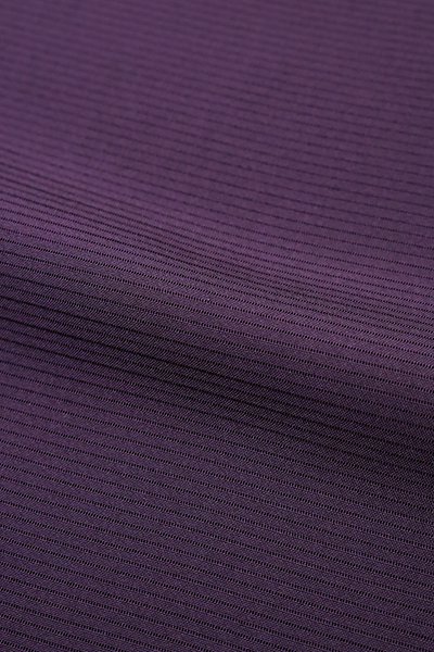 銀座【C-1666】絽 繍一ッ紋 色無地 深紫色 - 銀座きもの青木｜長く大切 