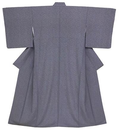 あおき【C-1686】（S）江戸小紋 褐色 束ね熨斗文 - 銀座きもの