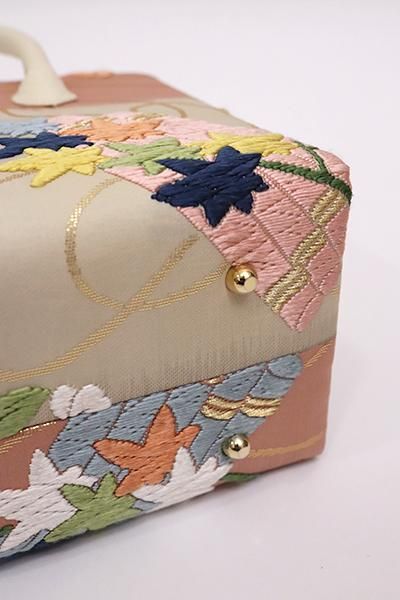 楽天市場】和装バッグ 利休バック金襴織物使用致しております