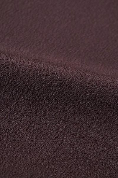 WEB限定【C-1705】（S）きもの英製 繍一ッ紋 色無地 紫鳶色