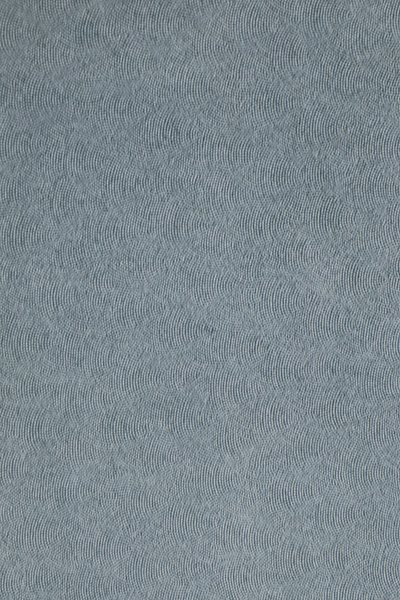 銀座【C-1708】繍一ッ紋 江戸小紋 藍鼠色 鮫（落款入） - 銀座きもの 