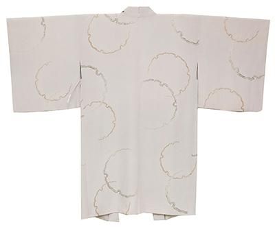 エルサ♡羽織袴 銀座【E-1090】羽織 灰桜色 雪輪文（羽織紐付） - 銀座きもの