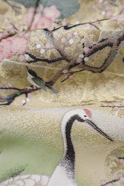 てんちゃん♪様［2892］色留袖 寿光織 草花風景 金糸 一つ紋下り藤正絹着物袷 2892］色留袖 寿光織 草花風景 金糸 一つ紋 下り藤 正絹 着物 袷