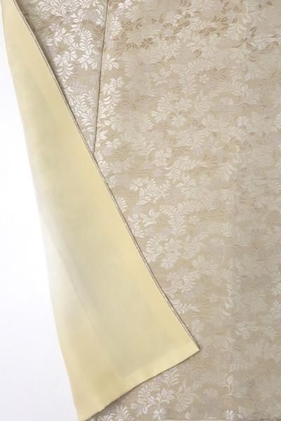 A-3060】(S)西陣織 着物 亜麻色 植物文 - 銀座きもの青木 A-3060】(S)西陣織 着物 亜麻色 植物文 - 銀座きもの青木