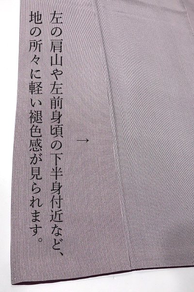 tmg23122105未着用 江戸小紋 鈴木秋治 鮫小紋に刺繍の花の付け下げ ...