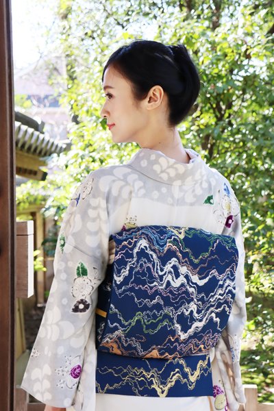 驚きの値段で 丸帯 龍村平蔵製 みちとせ綴錦 正絹 西陣織 着物 kimono