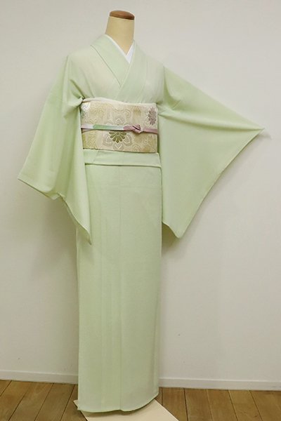 1660❱ フルセット 色無地 袋帯 帯締め 帯揚げ 正絹 着物 | ❰1696 