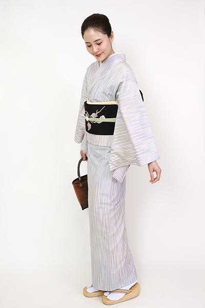 名古屋帯 格子柄に抽象模様 麦藁色 O-4921 特選 名古屋帯 なごや帯 全通 多ち花 花模様 麦藁色 茶色 A1196