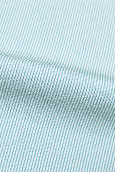 【C-1881-3】（細め）単衣 江戸小紋 白群色 万筋（反端付）（N） - 銀座きもの青木｜長く大切に着続けて頂きたい上質な着物や帯