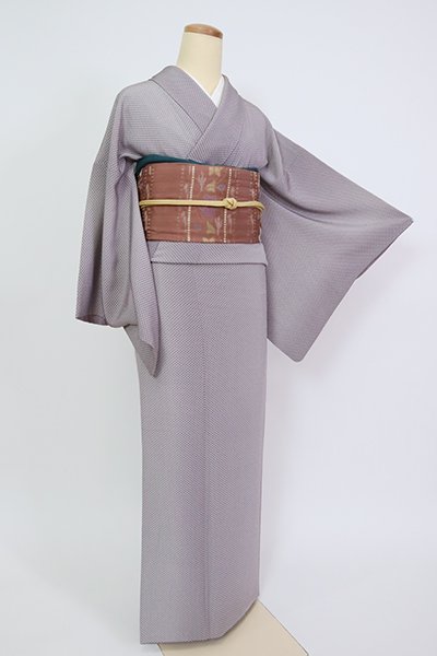 帯とお着物セットです　未使用　江戸小紋　伝統工芸士　保科土山氏　極鮫小紋　とび柄