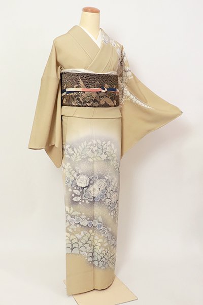 Y-349◇美品 正絹 やまと誂製 翠山工房 桐屋の辻が花 手縫い 訪問着 着物kimono_hyakka