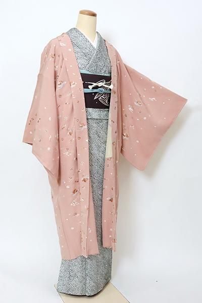 付下げ着物・袋帯 2点セット 刺繍 桜 kimono A-1359-