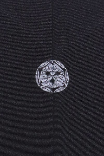 銀座【B-2854】染一ッ紋 総刺繍 色留袖 藍鉄色 松の図（ますいわ屋扱い 