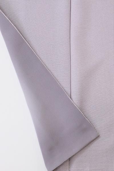 銀座【C-2064】江戸小紋 牡丹鼠色 角通し（反端付）（N） - 銀座