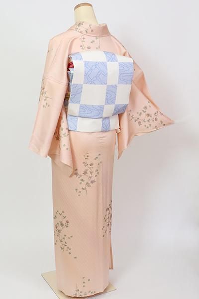 銀座【D-2766】単衣 小紋 一斤染色 鉄線の図 - 銀座きもの青木｜長く