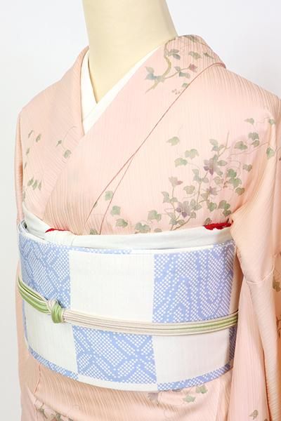 単衣　小紋 ウォッシャブルな江戸小紋/単衣【鮫】若草色 が近日登場！ - サキガケ