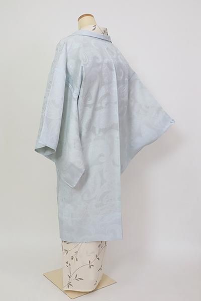 紋紗 小紋 ペイズリー文様に雪輪 薄物コート 正絹 反物 TN