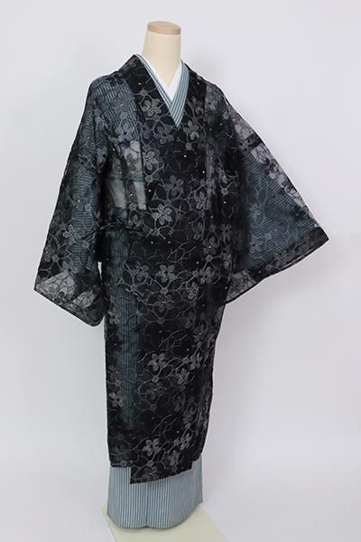 紫　道行　羽織　流水 羽織・コート - 銀座きもの青木｜長く大切に着続けて頂きたい