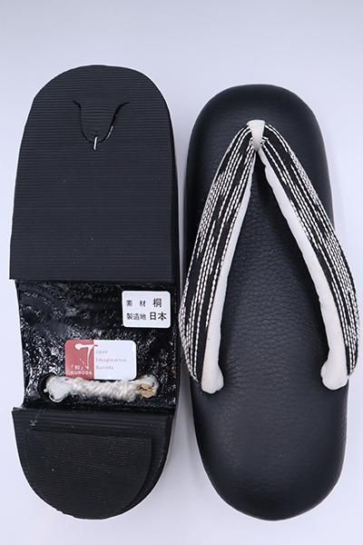 G-1866】黒田商店 My Sole下駄 黒色 Lサイズ - 銀座きもの青木｜長く 