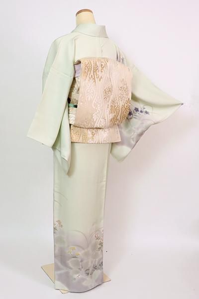 着用少ない！単衣＊友禅＊瓶覗色＊落款付き＊紋無し＊訪問着