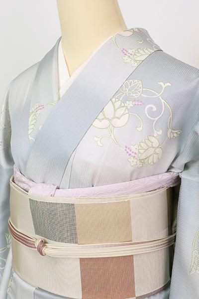 未着用　小紋　のり散らし　雲　抽象模様　グラデーション　着物　072a d 未着用 小紋 のり散らし 雲 抽象模様 グラデーション 着物 072a d