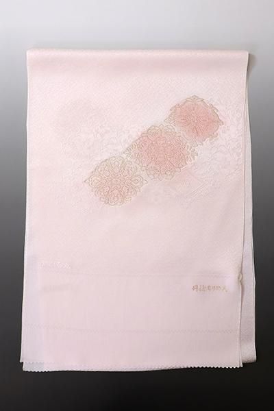 R-703】衿秀製 帯揚げ 花菱文 ピンク系 - 銀座きもの青木|長く R-703】衿秀製 帯揚げ 花菱文 ピンク系 - 銀座きもの青木|長く