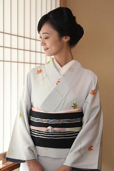 R-703】衿秀製 帯揚げ 花菱文 ピンク系 - 銀座きもの青木|長く R-703】衿秀製 帯揚げ 花菱文 ピンク系 - 銀座きもの青木|長く