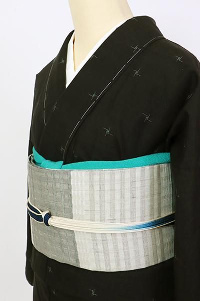 下井伸彦 下井紬/無地まるまなこ（淡藤色）下井伸彦『着物・呉服
