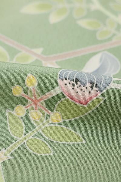 作家 雀と柳　 訪問着 作家 雀と柳 訪問着 作家 雀と柳 訪問着