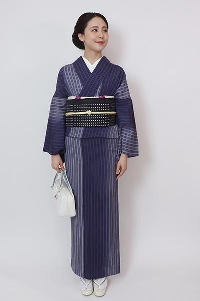 銀座きしや　ろうけつ染　縦縞　小紋　正絹　着物　高級 2025年最新】Yahoo!オークション -銀座きしやの中古品・新品・未