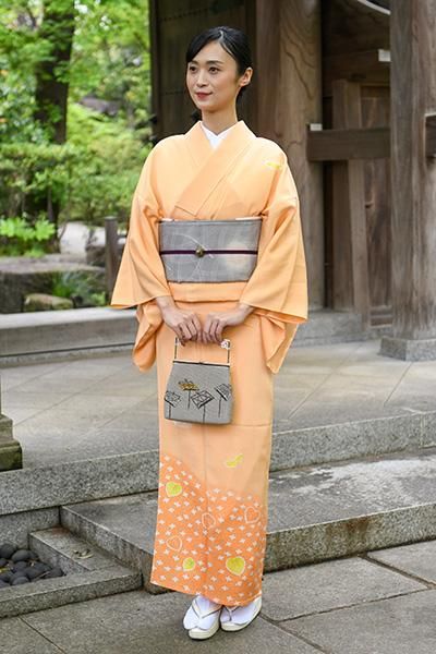 新品 付下 付け下げ 浜ちりめん 日本の絹 吉澤の友禅 和装 着物 呉服