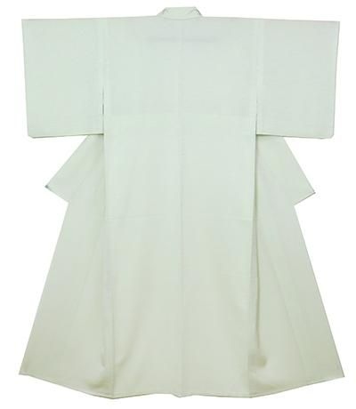 Club藤★色無地 桐竹鳳凰紋 新品 選べる2色 仕立済 生地からカスタマイズ 銀座【C-2652】色無地 木蘭色 桐竹鳳凰の地紋（落款入） - 銀座