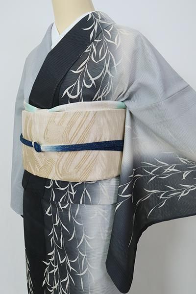 c-732　付下げ　絽　夏着物　短冊文 セール30日迄！” 【夏物最終セール】 【夏物】 特選本手挿し友禅