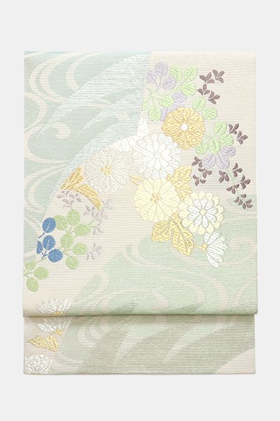 銀座【帯4352】西陣 川島織物製 絽 本袋帯 
