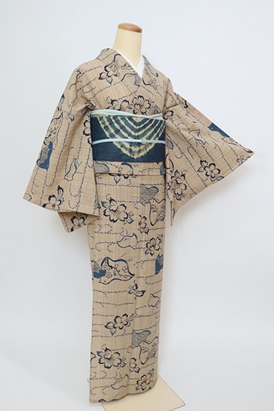 破格　伝統工芸作品　茶染　鮫小紋　西陣織　セット