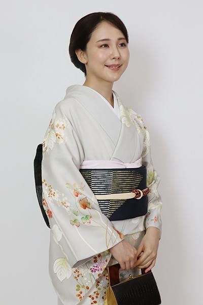 銀座【L-6279】西陣 渡文製 袋帯 深い藍鉄色 幾何文(証紙付 銀座【L-6279】西陣 渡文製 袋帯 深い藍鉄色 幾何文(証紙付