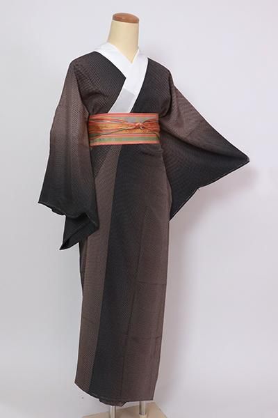正絹　高級　長襦袢　無双仕立　花霞文　よろけ暈し文　✨小柄な方　腰回りゆったり 1539399.jpg