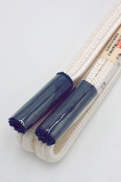 G-2070】京くみひも 正絹 帯締め 冠組 白色×褐返色（新品） - 銀座