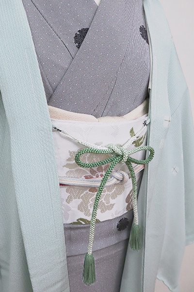 G-1577】京都衿秀 羽織紐 丸組 千歳緑色 暈かし - 銀座きもの青木 