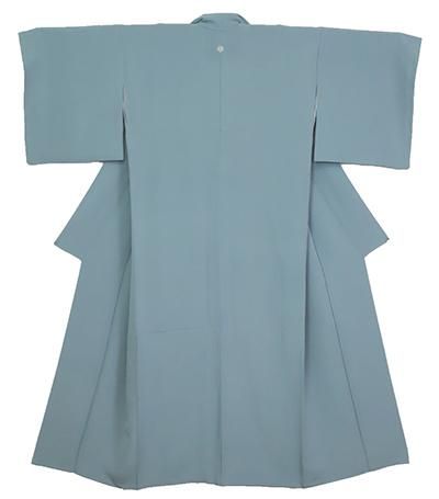 美品！湊鼠色＊モダン木目柄＊季節を選ばない＊上品＊訪問着＊１６１ｃｍ＊裄７０ 美品！湊鼠色＊モダン木目柄＊季節を選ばない＊上品