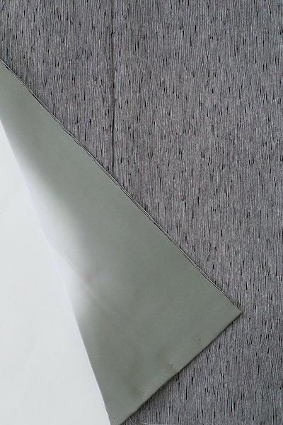 銀座【C-2319-2】江戸小紋 黒色 雨縞（反端付）（N） - 銀座