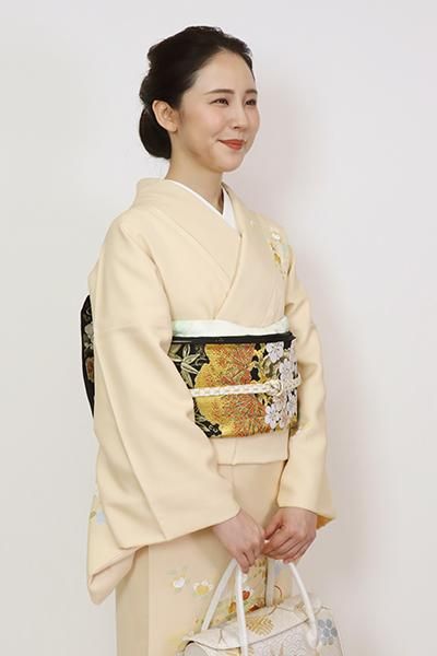 西陣550年記念 松竹梅の記念限定帯 新品未使用 銀座【L-6385】西陣 絲屋善創製 袋帯 黒色 松竹梅の図（落款入